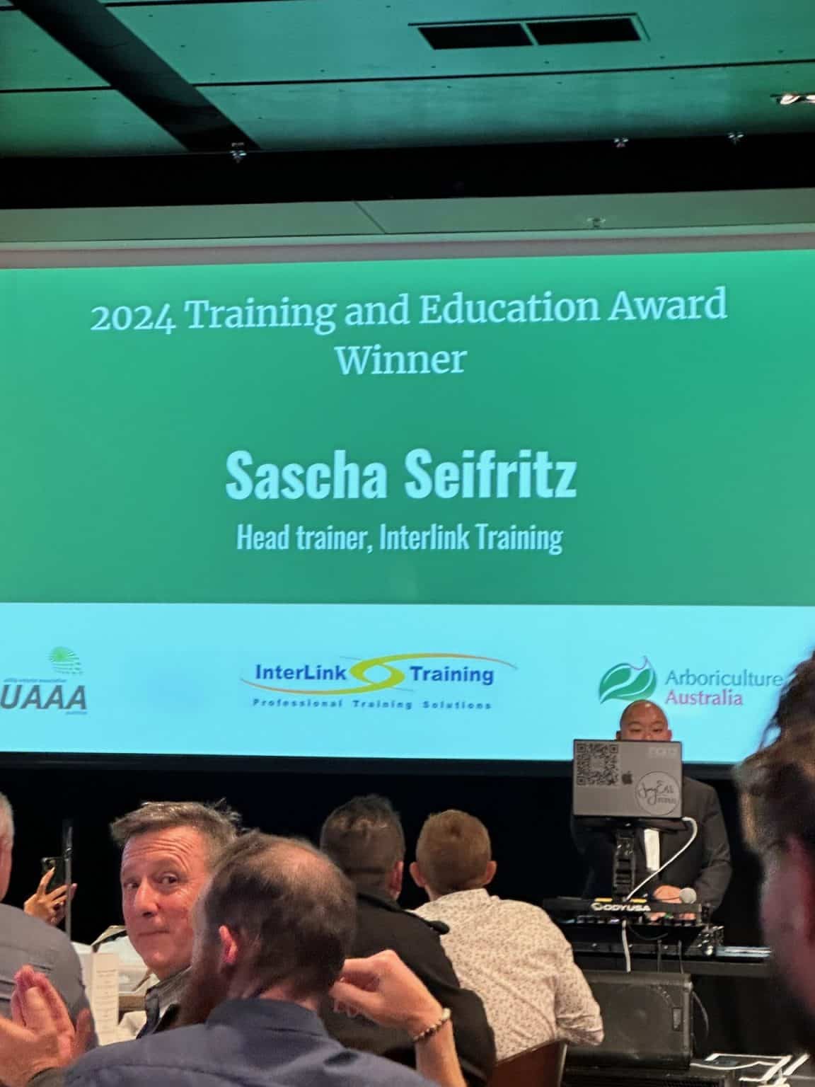 Head Trainer Receives National Award - Interlink Training